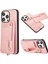iPhone15 Pro Max Case Pu Deri+Tpu Telefon Kapak Kartı Tutucu Kabuk-Pembe Için Stil 03 (Yurt Dışından) 1
