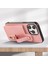 iPhone15 Pro Max Case Pu Deri+Tpu Telefon Kapak Kartı Tutucu Kabuk-Pembe Için Stil 03 (Yurt Dışından) 2