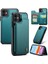Rfıd Engelleme Kart Yuvaları iPhone11 Kickstand Pu Deri Kaplamalı Tpu Telefon Kapak Yeşili (Yurt Dışından) 1