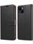 iPhone15 Plus Için Plus Pu Deri Stand Kapağı Manyetik Kapatma Telefon Kılıfı Rfıd Engelleme Fonksiyonu Kabuk-Black (Yurt Dışından) 1