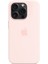 iPhone15 Pro Max Maks Sıvı Sıvı Silikon Telefon Koruyucu Kapak Kabuk Pembe (Yurt Dışından) 1