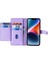 iPhone15 Pro Max Fermuar Kredi Kartı Yuvaları Için Deri Cüzdan Kılıfı Bilek Kayışı ve Omuz Kayış-Mor ile Telefon Örtüsü (Yurt Dışından) 3