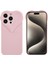 iPhone15 Pro Yükseltilmiş Çerçeve Koruma Telefon Kapağı Tpu Cep Telefon Kılıfı Kalp Şeklinde Tasarım-Pembe (Yurt Dışından) 1