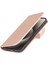 iPhone15 Pro Cep Telefonu Kılıfı Için R61 Doku Dikiş Pu Deri Kapağı Stand-Rose Gold ile (Yurt Dışından) 5