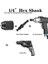 0.8-10MM Profesyonel Anahtarsız Matkap Chuck Adaptörü 3/8 Inç-24 Konu Hızlı Değişim Adaptörü 1/4 Inç Hex 1/2 Inç (Yurt Dışından) 4