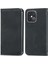 iPhone15 Pro Max Retro Pu Deri Kart Tutucu Telefon Kılıfı Cilt Touch Flip Stand Cover-Black (Yurt Dışından) 1