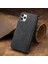 iPhone15 Pro Max Retro Pu Deri Kart Tutucu Telefon Kılıfı Cilt Touch Flip Stand Cover-Black (Yurt Dışından) 5
