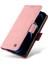 Pu Deri Cüzdan Kılıfı iPhone12/12 Pro Cilt-Touch Stand Manyetik Kapatma Telefon Kapak Pembe (Yurt Dışından) 5