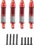 4pcs Metal Amortisörler Amortisör 1/18 Rc Araba Için, Kırmızı (Yurt Dışından) 3