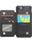 iPhone6/6s/7/8/se (2020)/SE (2022) Kılıf Kartı Sahibi Telefon Kickstand Cover-Black Için (Yurt Dışından) 2