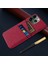 iPhone15 Pro Hard Pc+Bez Koruyucu Telefon Kılıfı Ikili Kart Tutucu Kırmızısı (Yurt Dışından) 5