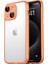 Pc Lens Film-Turuncu ile iPhone15 Plus Case Hard Pc Telefon Koruyucusu Için Shockproof Cover (Yurt Dışından) 3