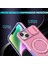 iPhone14 Plus Kılıfı Kamaralı Kickstand Manyetik Telefon Kabuk-Doğru/pembe (Yurt Dışından) 3