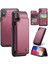 iPhoneX/xs Case 4 Kart Yuvaları Için Litchi Doku Kickstand Telefon Kapak-Kırmızı (Yurt Dışından) 1