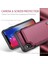 iPhoneX/xs Case 4 Kart Yuvaları Için Litchi Doku Kickstand Telefon Kapak-Kırmızı (Yurt Dışından) 5