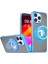 iPhone15 Pro Max Case Telefon Kılıfı Için Magsafe Borderless Tasarım Yüzüğü Kickstand Cover Sky Blue (Yurt Dışından) 1
