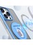 iPhone15 Pro Max Case Telefon Kılıfı Için Magsafe Borderless Tasarım Yüzüğü Kickstand Cover Sky Blue (Yurt Dışından) 2