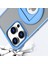 iPhone15 Pro Max Case Telefon Kılıfı Için Magsafe Borderless Tasarım Yüzüğü Kickstand Cover Sky Blue (Yurt Dışından) 3