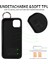 iPhone14 Case Ring Buckle Deri+Tpu Telefon Kapağı Kart Yuvaları-Kırmızı (Yurt Dışından) 2