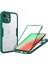 Forestl Digital iPhone15 Akrilik+Tpu Defender Kılıfı Için Pet Screen Koruyucu-Midnight Green ile Koruyucu Telefon Kapağı (Yurt Dışından) 1