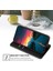 iPhone15 Pro Magnicy Canloure Stand Stant Cüzdan Pu Deri Sonbahar Kanıtı Telefon Kapağı Black (Yurt Dışından) 5