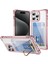 iPhone15 Pro Max Kılıf Kart Yuvası Tpu+Akrilik Kapak Tercüman Pembesi Için Ysm Takviyeli Köşeler Serisi (Yurt Dışından) 1