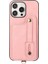 iPhone14 Pro Max Case Kickstand Card Tutucu Tpu+Deri Telefon Kapak Pembe (Yurt Dışından) 2