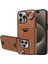 Için iPhone15 Pro Max Shockproof Case ile Kart Yuvası Buzağı Dokusu Geri Kapak Kılıfı (Yurt Dışından) 2
