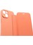 iPhone15 Kart Tutucu Için Kickstand Sıvı Silikon Bump Düzeltili Koruyucu Kılıf Cilt Touch Telefon Kapak-Orange (Yurt Dışından) 5