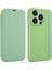 iPhone15 Pro Koruyucu Kılıf Kart Tutucu Kickstand Sıvı Silikon Cilt Touch Telefon Kapağı Matcha Yeşil (Yurt Dışından) 1