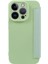 iPhone15 Pro Koruyucu Kılıf Kart Tutucu Kickstand Sıvı Silikon Cilt Touch Telefon Kapağı Matcha Yeşil (Yurt Dışından) 3