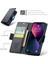 iPhone15 Plus Rfıd Engelleme Şok Geçirmez Telefon Kapağı Pu Deri Stand Cüzdan Kılıf (Yurt Dışından) 5