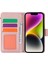iPhone13 Mini 5.4 Inç Kapak Çoklu Kart Yuvası Pu Deri Cep Telefonu Kılıf Golü Altın (Yurt Dışından) 3