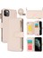 iPhone11 Pro Max Case Rfıd Için Çoklu Kart Yuvaları Engelleme Pu Deri Telefon Kapak-Beyaz (Yurt Dışından) 1