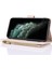 iPhone11 Pro Max Case Rfıd Için Çoklu Kart Yuvaları Engelleme Pu Deri Telefon Kapak-Beyaz (Yurt Dışından) 5