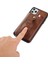 iPhone11 Pro Case Pu Deri+Tpu Gizli Kart Tutucu Kickstand-Brown ile Damla Geçirmez Telefon Kapağı (Yurt Dışından) 3