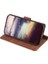 iPhone15 Pro Max Telefon Kılıfı Cüzdan Cilt Touch Hissed Hissediyor Pu Deri Timsah Doku Stand Flip Cover-Brown (Yurt Dışından) 3