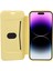 iPhone15 Pro Koruyucu Kılıf Kart Tutucu Kickstand Sıvı Silikon Cilt Touch Telefon Kapağını Sarı (Yurt Dışından) 4