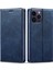 iPhone15 Pro Max Rfıd Engelleyen Deri Telefon Kılıfı Stand Cüzdan Kapak Blue (Yurt Dışından) 1