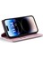 iPhone15 Pro Waxy Crazy Horse Doku Deri Deri Telefon Kılıfı Stand Koruyucu Kapak Pinti (Yurt Dışından) 4