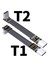 Adet USB 3.1 Tip C Tip C Uzatma Kablosu Adaptörü Fpc Fpv Şerit Düz USB C Kablosu 3A 10 Gbps Koruyucu, 20 cm ve 30 cm (Yurt Dışından) 3
