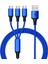 USB Kablosu iPhone 12 11 Xs x 8 7 6 Şarj Şarj Cihazı 3 In 1 Mikro USB Kablosu USB Tip C Cep Telefonu Kabloları Samsung S9 (Yurt Dışından) 2