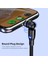 540 Derece Döndür Manyetik Kablo 3A Hızlı Şarj Mıknatıs Şarj Cihazı Mikro USB C Tipi Kablo Cep Telefonu Teli iPhone Xiaomi Için (Yurt Dışından) 3