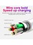 Tip C USB Kablosu Tip-C Şarj Kablosu Samsung Xiaomi Için Usbc Kablosu 2.4A Şarj USB C Sync Tel Android Telefon 1 M (Yurt Dışından) 2