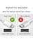 Tip C USB Kablosu Tip-C Şarj Kablosu Samsung Xiaomi Için Usbc Kablosu 2.4A Şarj USB C Sync Tel Android Telefon 1 M (Yurt Dışından) 3