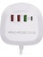 USB Hızlı Şarj Istasyonu, Us Plug 100-240V Güvenli Koruma Otomatik Algılama Taşınabilir 4 Port USB Şarj Cihazı Pd Qc 20W Ev Için Telefon Için Seyahat Için (Yurt Dışından) 3
