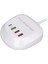 USB Hızlı Şarj Istasyonu, Us Plug 100-240V Güvenli Koruma Otomatik Algılama Taşınabilir 4 Port USB Şarj Cihazı Pd Qc 20W Ev Için Telefon Için Seyahat Için (Yurt Dışından) 5