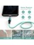 Aufu Sıvı Silikon Manyetik Şarj Kablosu Mikro USB C Tipi Samsung Xiaomi Huawei Manyetik Kablo iPhone 11 12 (Yurt Dışından) 2