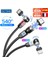 Getıhu Manyetik Tip C Mikro USB Kablosu Hızlı Şarj Telefon Mıknatıs Şarj Cihazı iPhone 12 11 7 Huawei Xiaomi Mi Samsung Lg One Plus (Yurt Dışından) 1