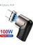 Kuulaa 100W USB Tip C Manyetik Adaptör Tip-C Erkek USB C Dişi Mıknatıs Konektörü Mackbook Pro Huawei Için (Yurt Dışından) 3